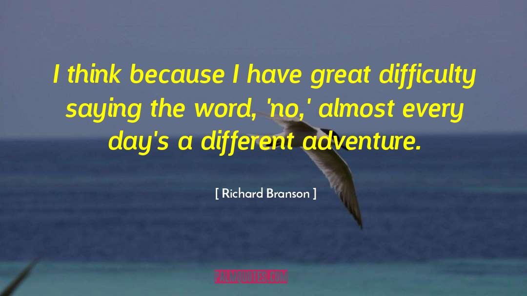 Motorbike Adventure quotes by Richard Branson