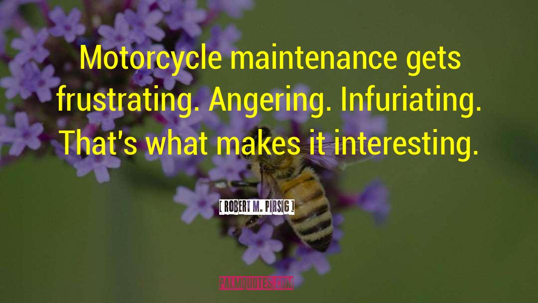 Motorcycle Maintenance quotes by Robert M. Pirsig