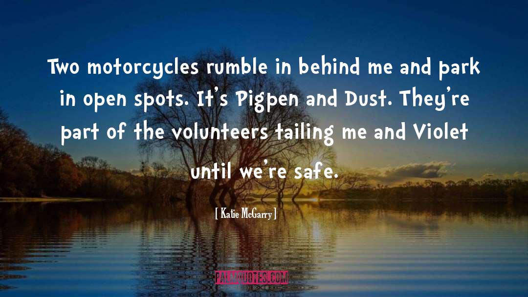 Motorcycles quotes by Katie McGarry