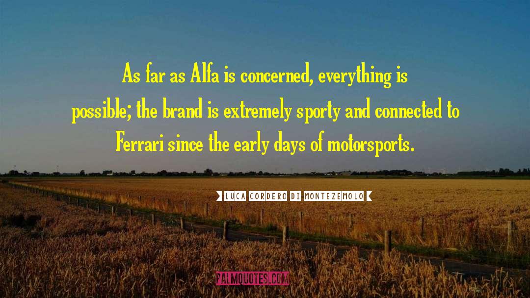 Motorsports quotes by Luca Cordero Di Montezemolo