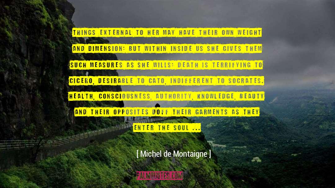 Mould quotes by Michel De Montaigne