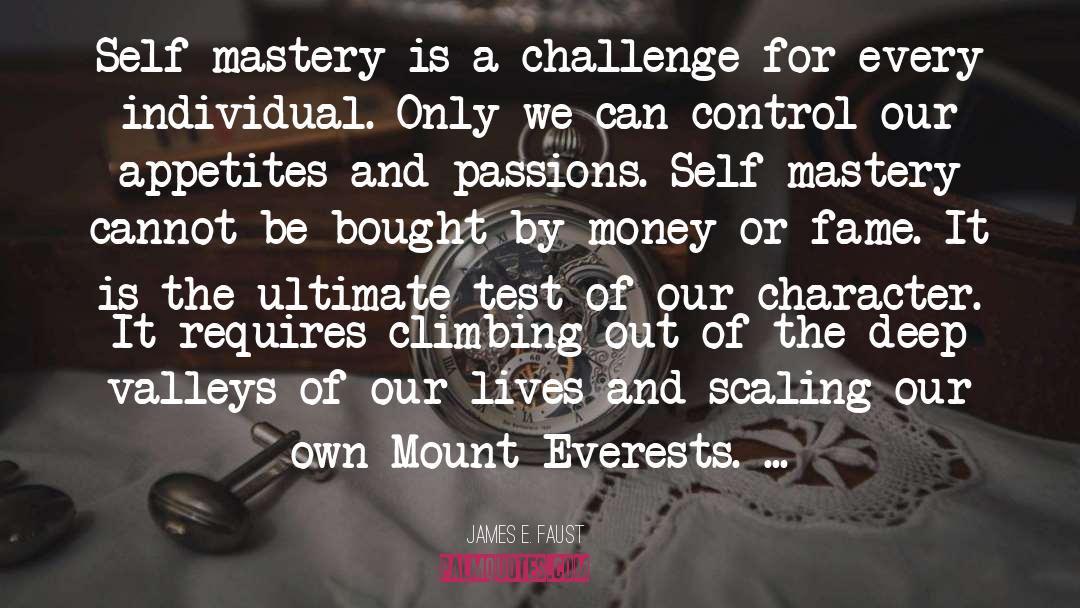 Mount Everest quotes by James E. Faust