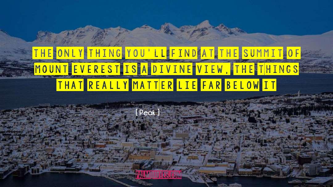 Mount Everest quotes by Peak