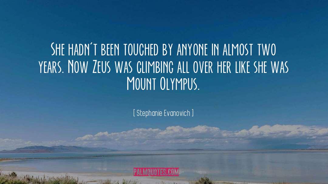 Mount Olympus quotes by Stephanie Evanovich