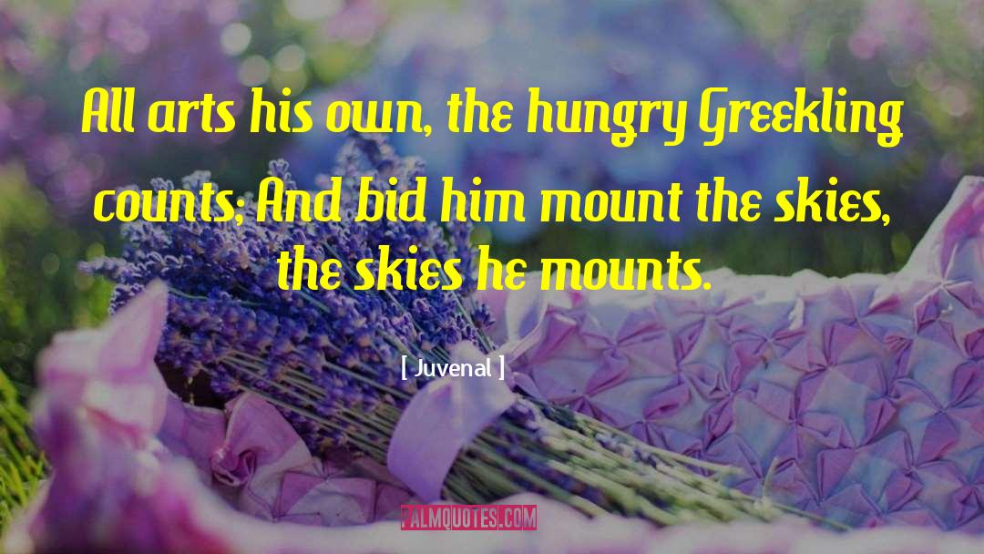 Mount Olympus quotes by Juvenal