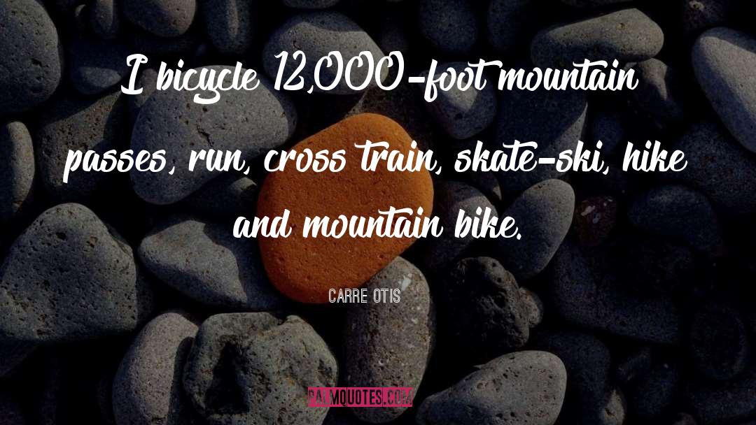 Mountain Bike Funny quotes by Carre Otis