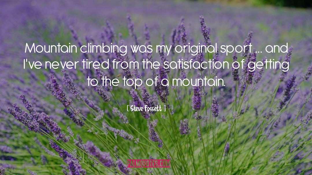 Mountain Bike Funny quotes by Steve Fossett