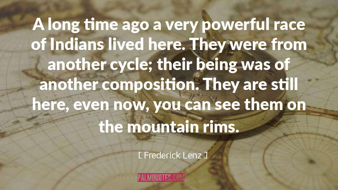 Mountain Biking quotes by Frederick Lenz