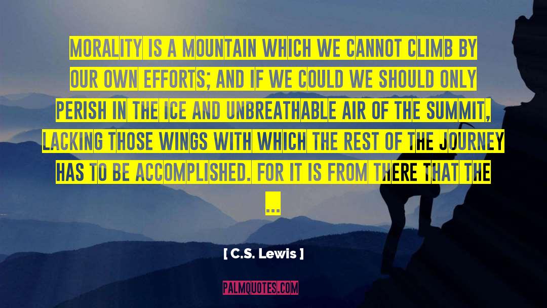 Mountain Climbers quotes by C.S. Lewis