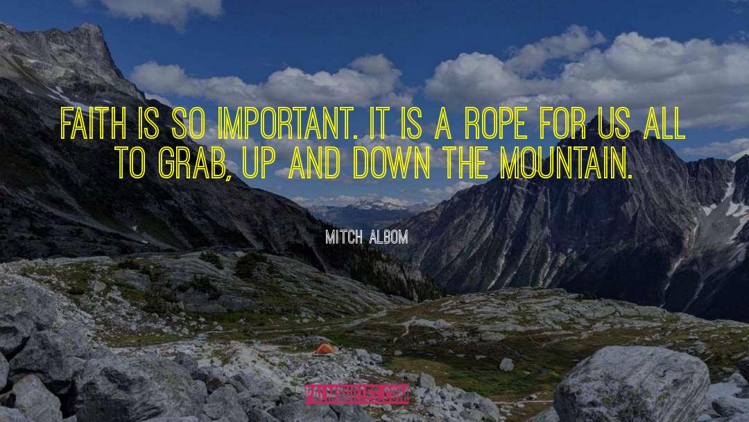 Mountain Climbers quotes by Mitch Albom