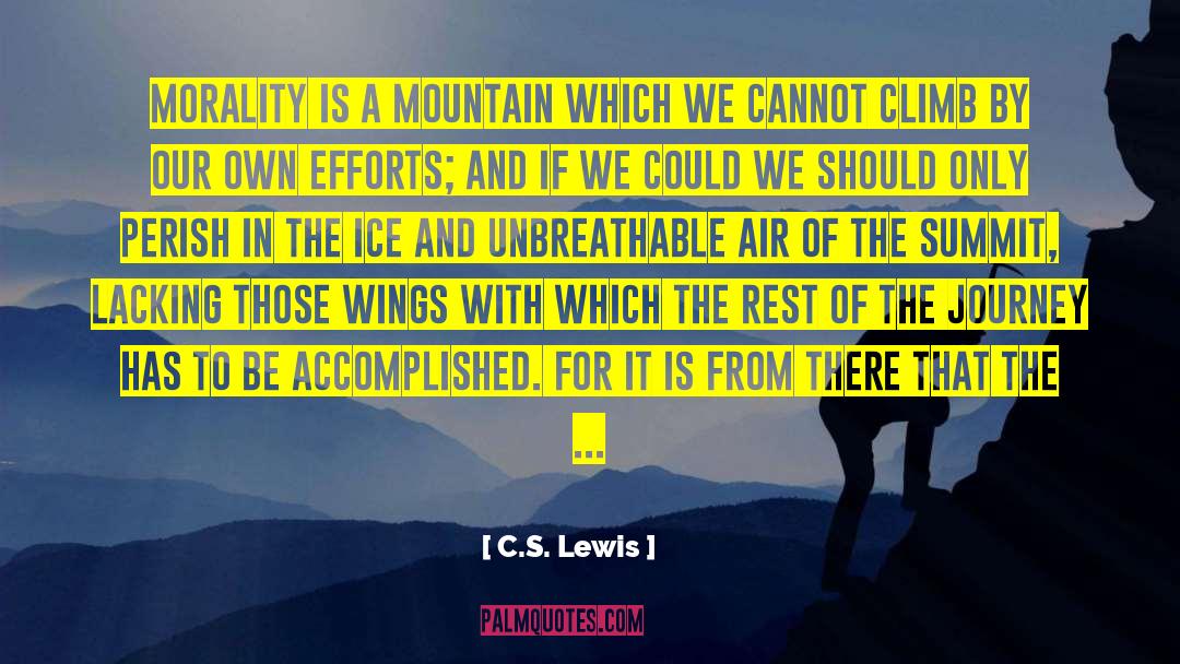 Mountain Guide quotes by C.S. Lewis