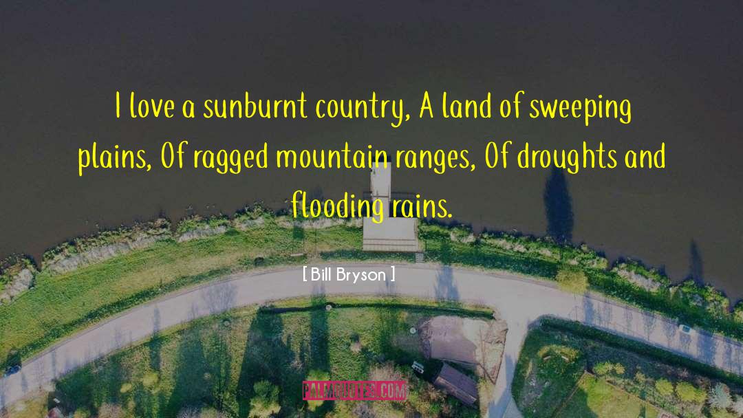 Mountain Ranges quotes by Bill Bryson