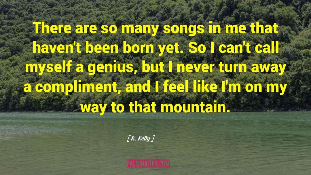 Mountain Scenery quotes by R. Kelly