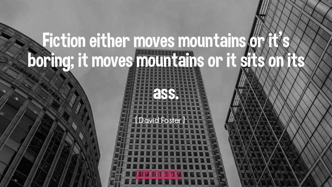 Mountain Scenery quotes by David Foster