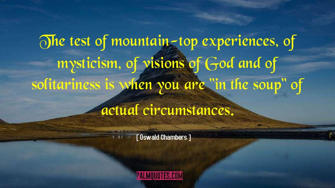 Mountain Top quotes by Oswald Chambers