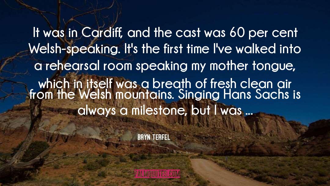 Mountains And Valleys quotes by Bryn Terfel