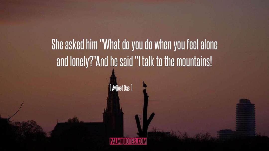 Mountains quotes by Avijeet Das
