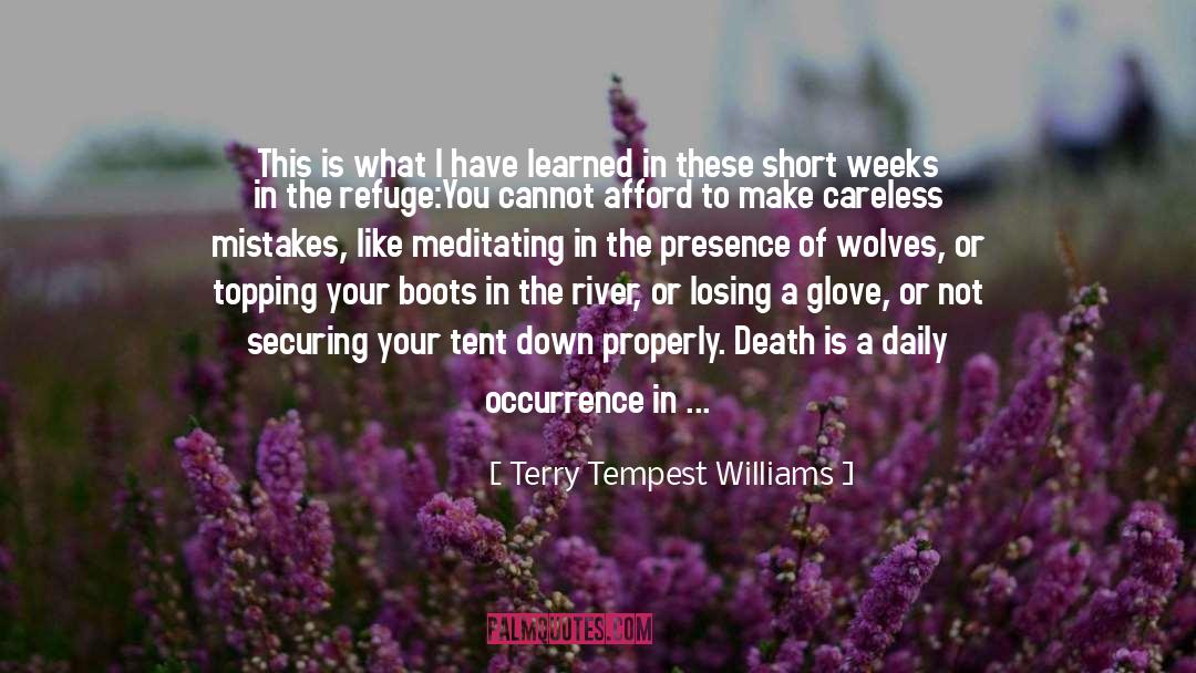 Mourned quotes by Terry Tempest Williams