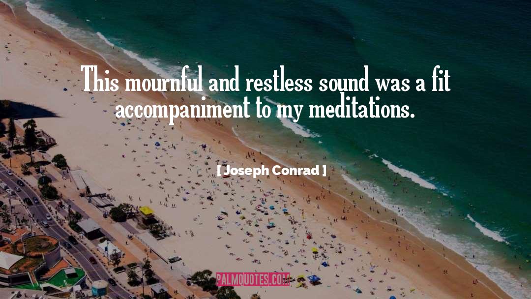 Mournful quotes by Joseph Conrad