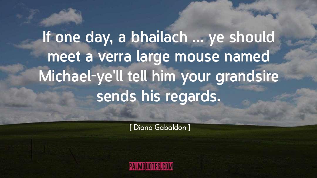 Mouse To quotes by Diana Gabaldon