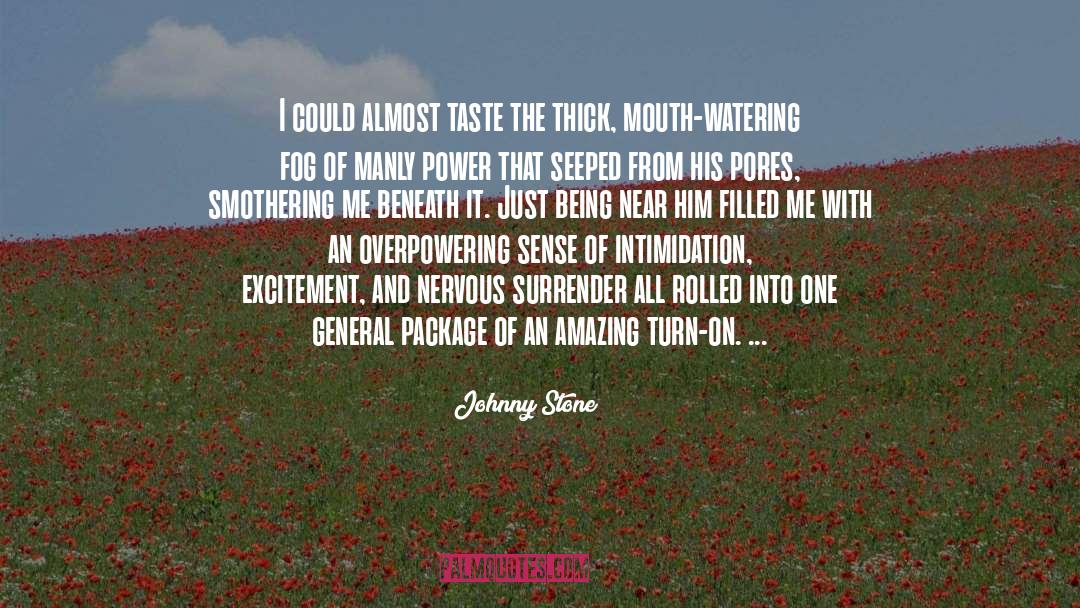 Mouth Watering Happiness quotes by Johnny Stone