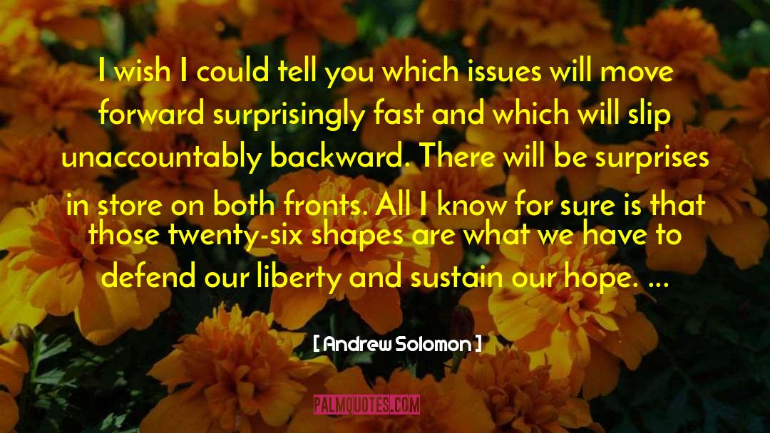 Move Forward quotes by Andrew Solomon