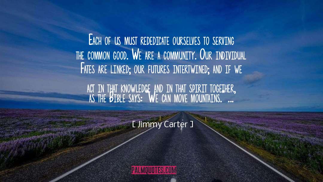 Move Mountains quotes by Jimmy Carter