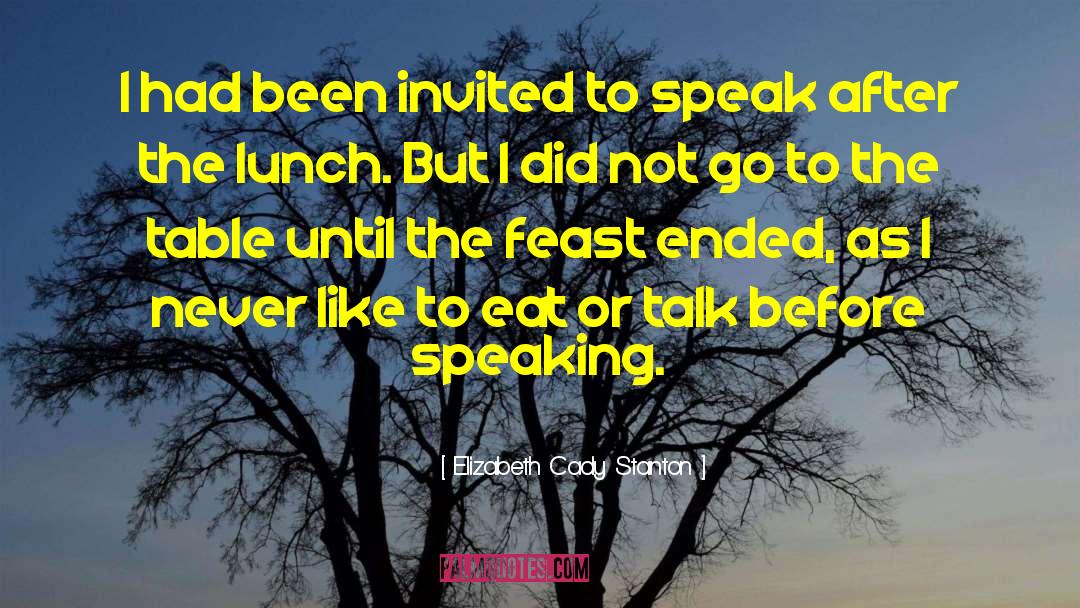 Moveable Feast quotes by Elizabeth Cady Stanton