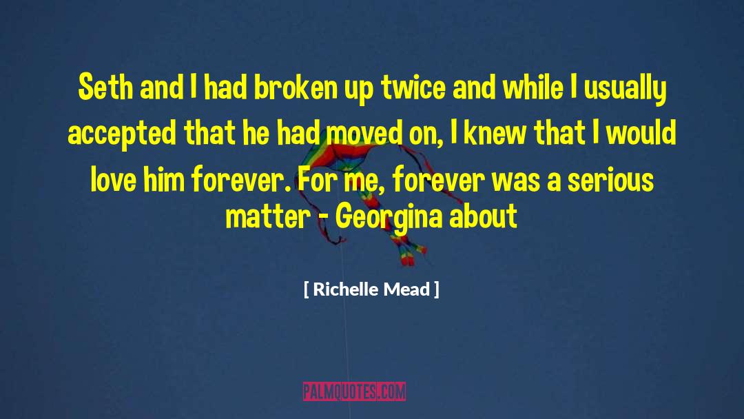 Moved Apart quotes by Richelle Mead