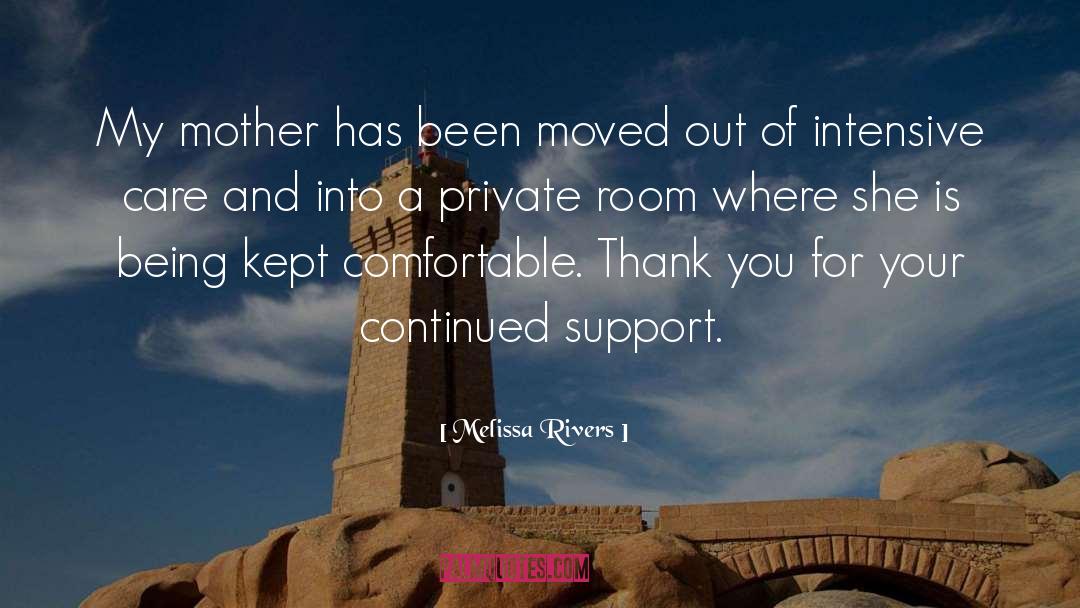 Moved quotes by Melissa Rivers