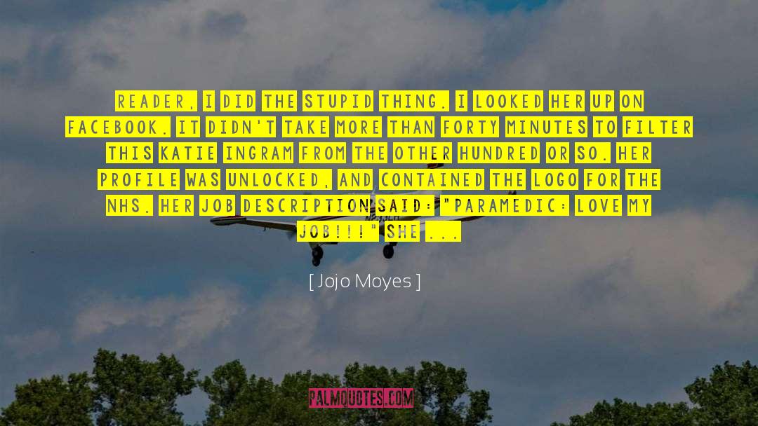 Movember 2014 quotes by Jojo Moyes