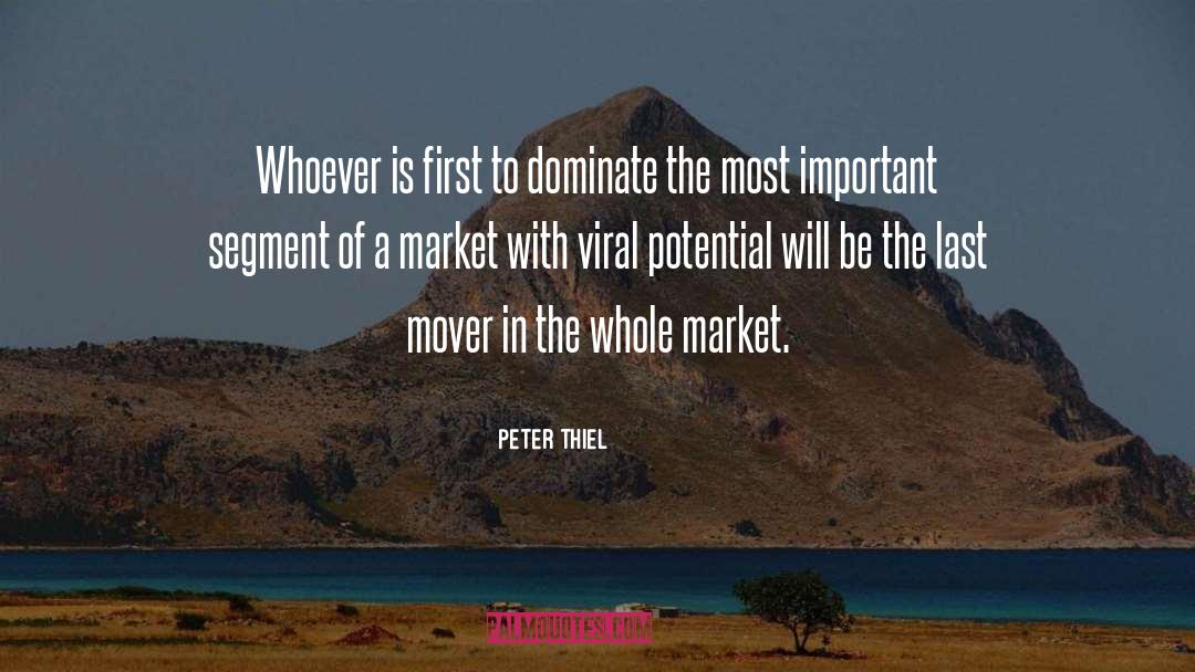 Mover quotes by Peter Thiel