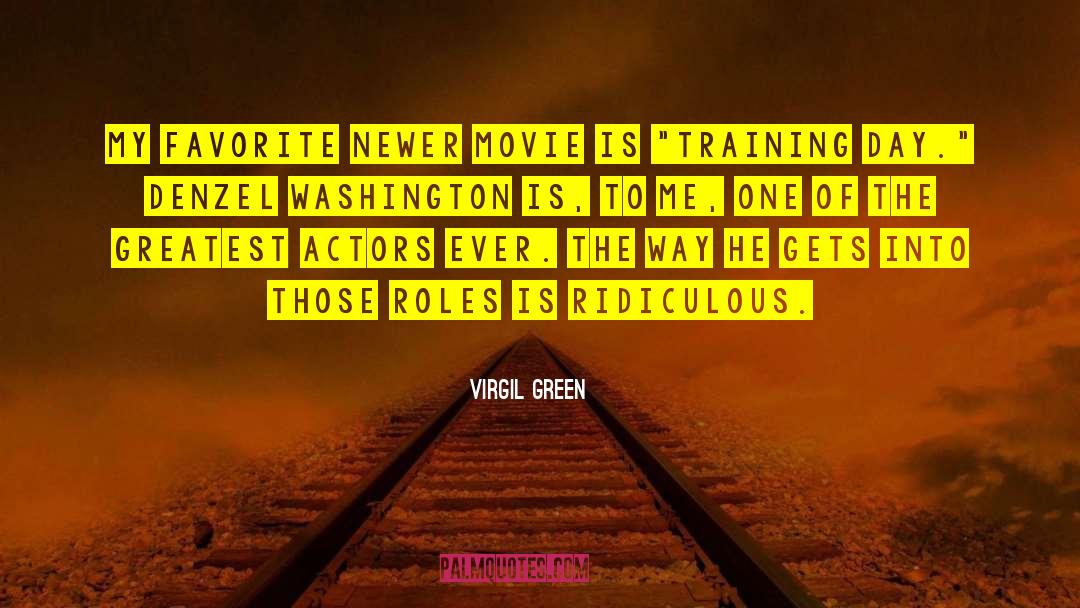 Movie Director quotes by Virgil Green