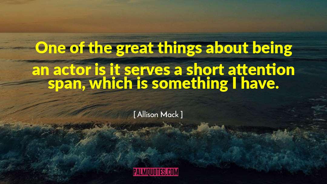 Movie Director quotes by Allison Mack