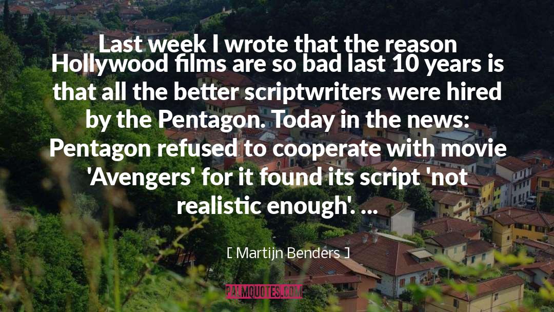 Movie Finance quotes by Martijn Benders