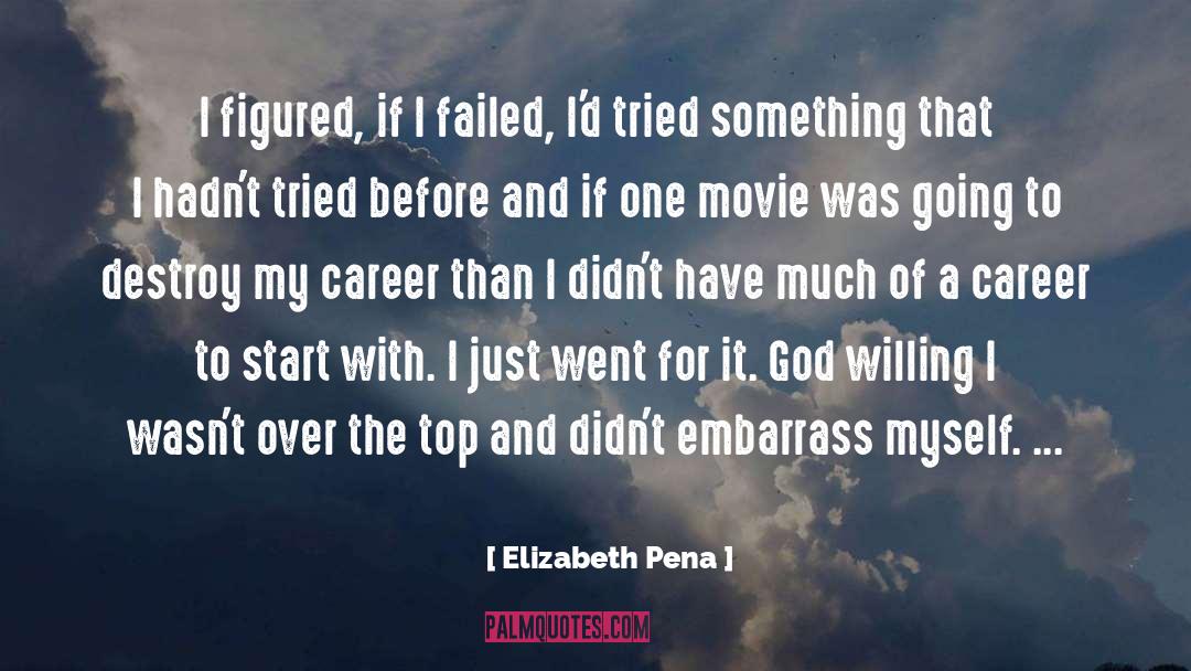 Movie Industry quotes by Elizabeth Pena