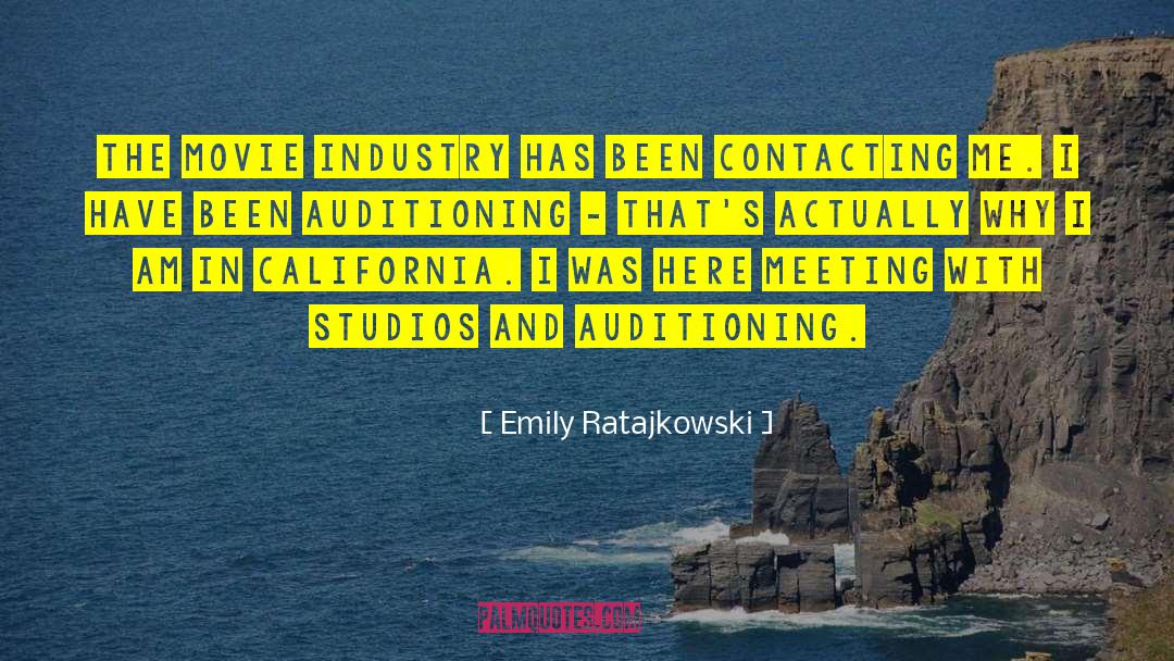 Movie Industry quotes by Emily Ratajkowski