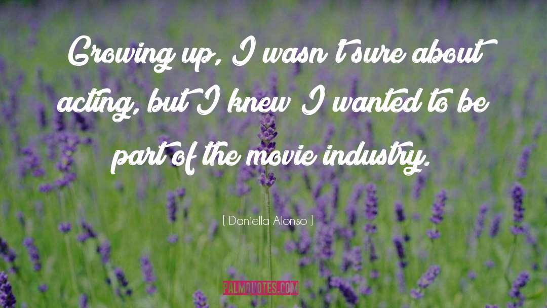 Movie Industry quotes by Daniella Alonso