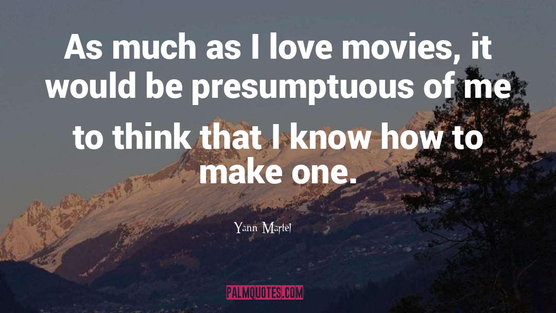 Movie Love quotes by Yann Martel