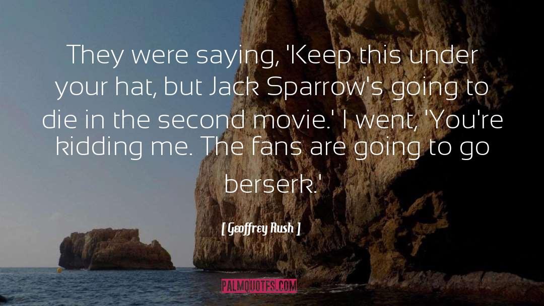 Movie Nesting quotes by Geoffrey Rush