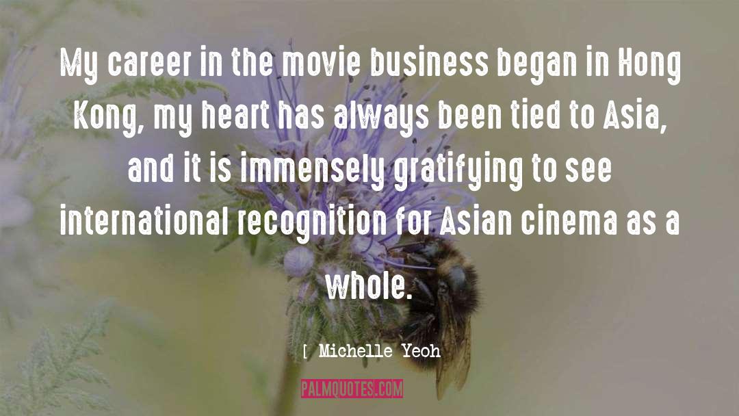 Movie Reviewing quotes by Michelle Yeoh