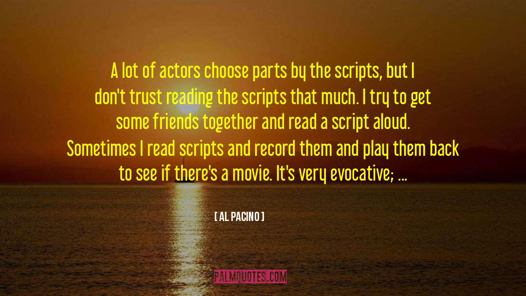 Movie Screenplay quotes by Al Pacino