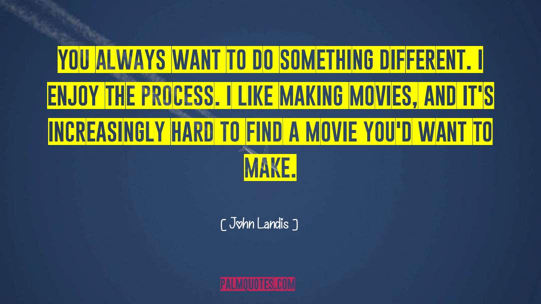 Movie Screenplay quotes by John Landis