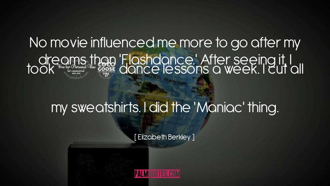 Movie Sets quotes by Elizabeth Berkley