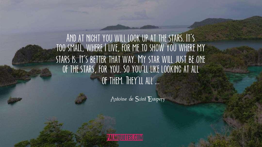 Movie Star Love quotes by Antoine De Saint Exupery