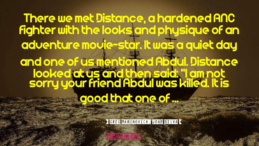 Movie Star quotes by Greg Marinovich, Joao Silva