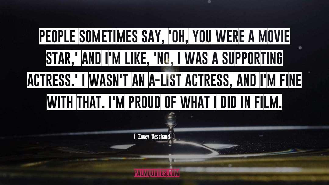 Movie Star quotes by Zooey Deschanel