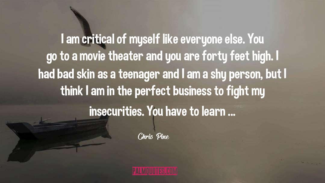 Movie Theater quotes by Chris Pine