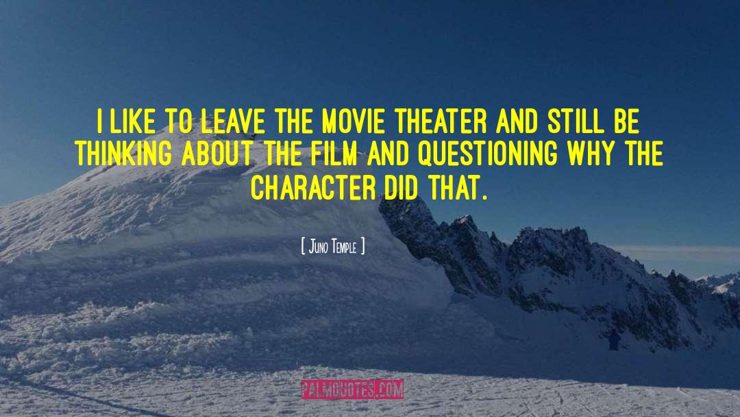 Movie Theater quotes by Juno Temple