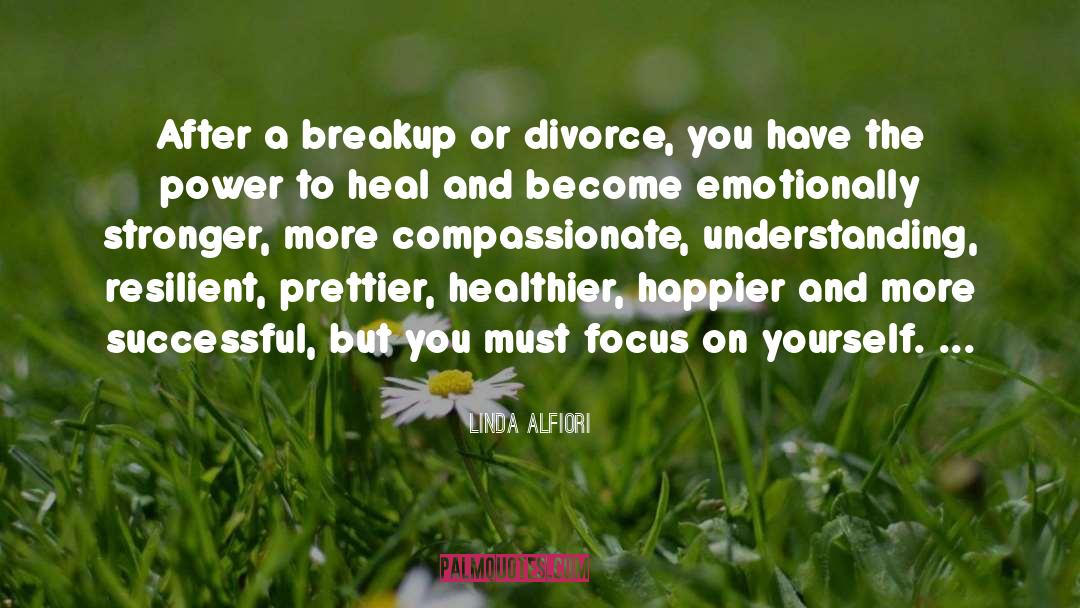 Moving On After Breakup quotes by Linda Alfiori